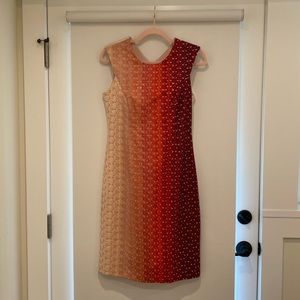 Missioni metallic cocktail dress